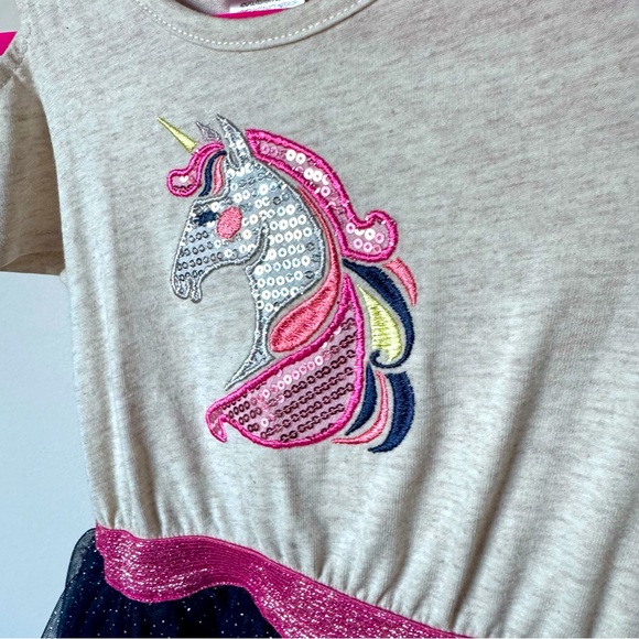Unicorn girls tulle dress - Picture 4 of 9